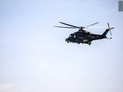 Aeronautica, esercitazione di salvataggio in mare